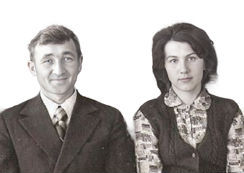 Банниковы Василий Михайлович и Валентина Николаевна.